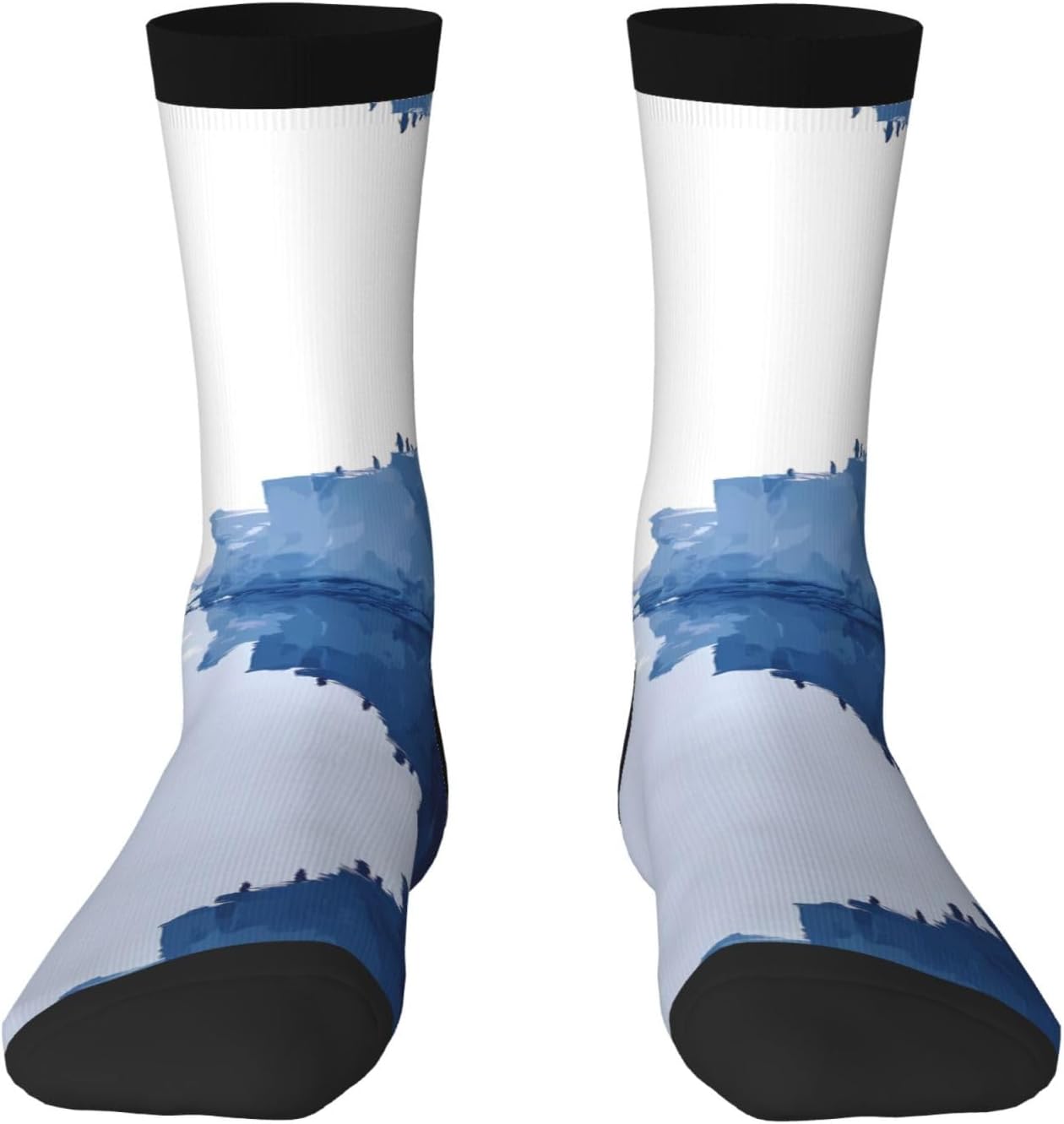 Chaussettes – hauteur mi-mollet, respirant, blanc