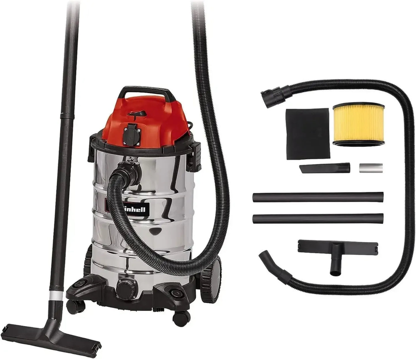 Aspirateur Einhell TC-VC 1930 SA, 1500 W, Cuve 30L, Accessoires Inclus
