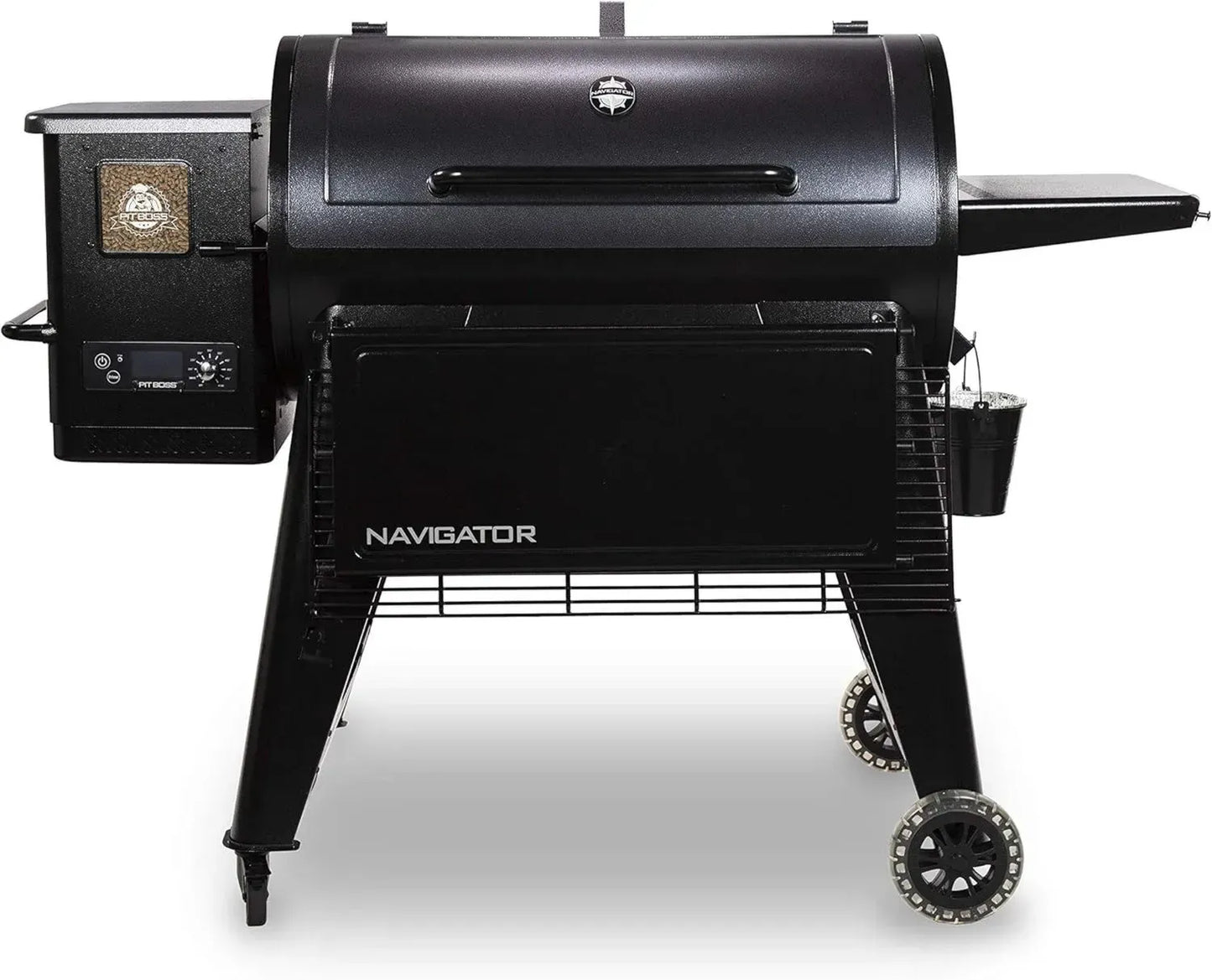 Grill à Pellets Pit Boss Navigator 1150, Noir, Acier, avec Écran Numérique, 162x94x119 cm