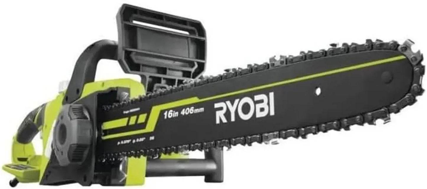 Scie Électrique RYOBI 2300W avec Lame de 40 cm et Double Chaîne