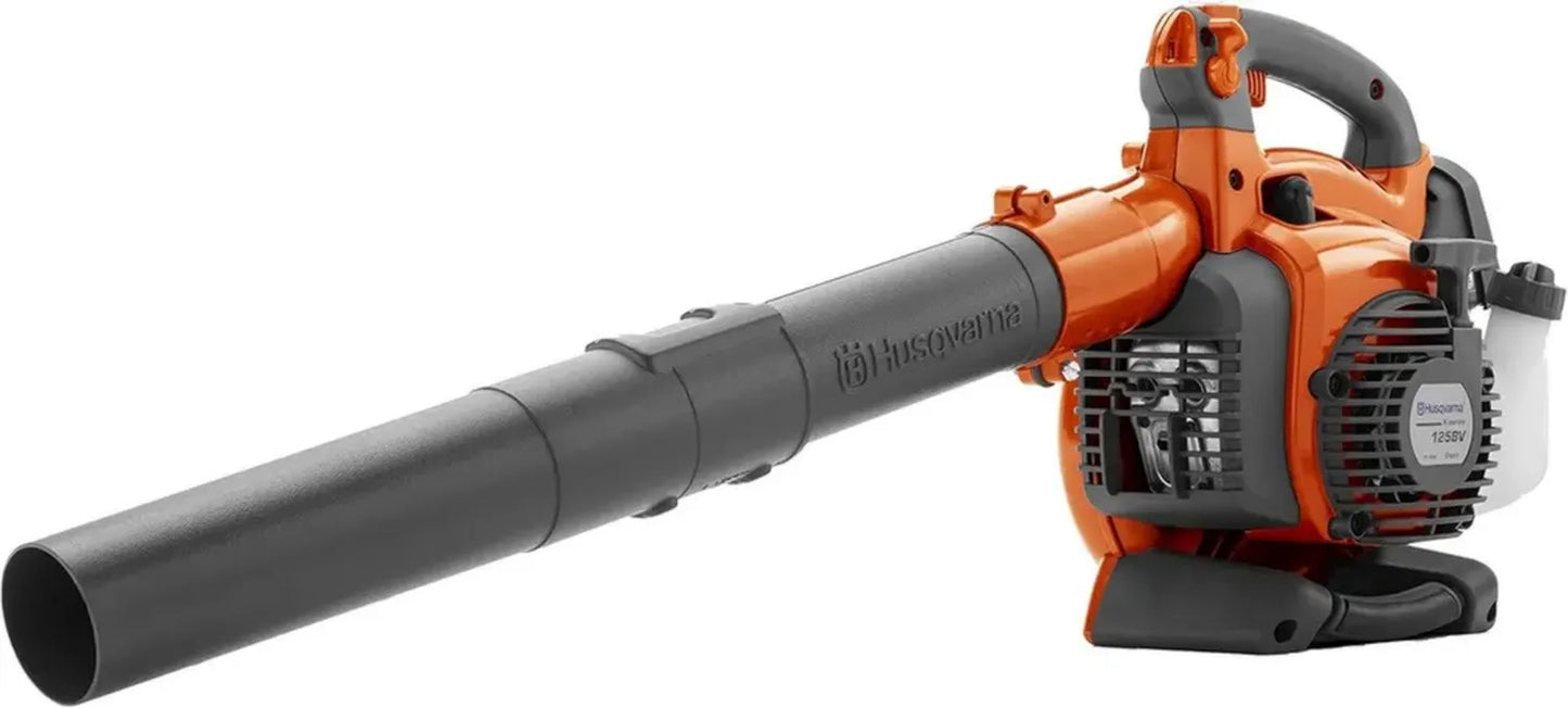 Souffleur et Aspirateur de Jardin Essence Husqvarna 125BVX, 28 cm³, Broyeur Intégré