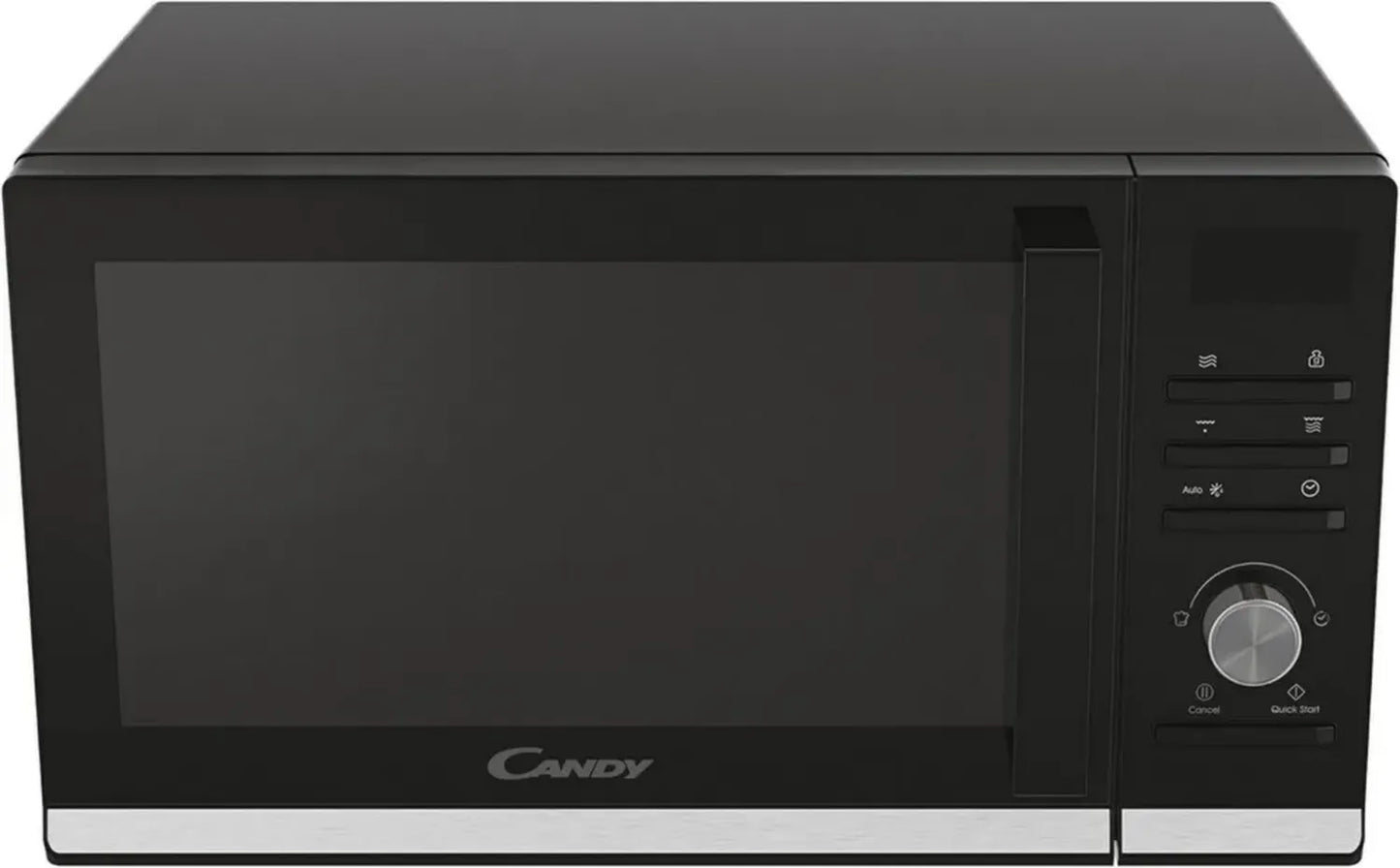 Micro-ondes Candy 25L avec Grill, 900W, Décongélation, 20 Programmes, Nettoyage Facile, Noir