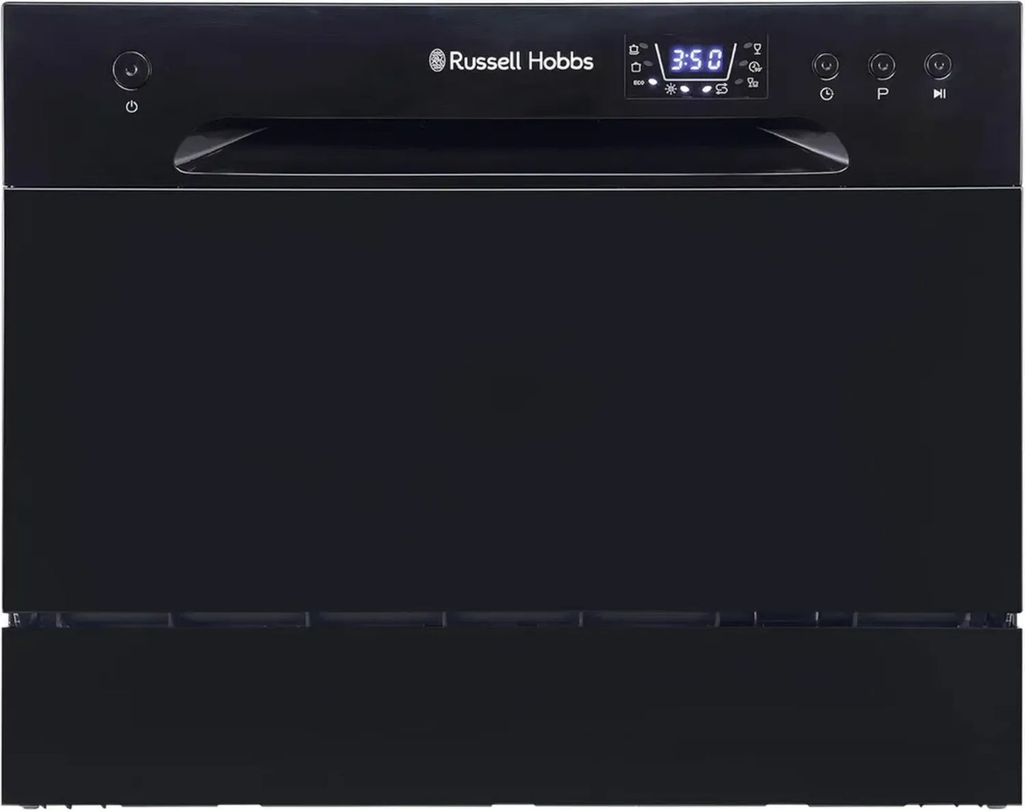 Mini Lave-vaisselle Compact Russell Hobbs avec Écran LED et 6 Programmes