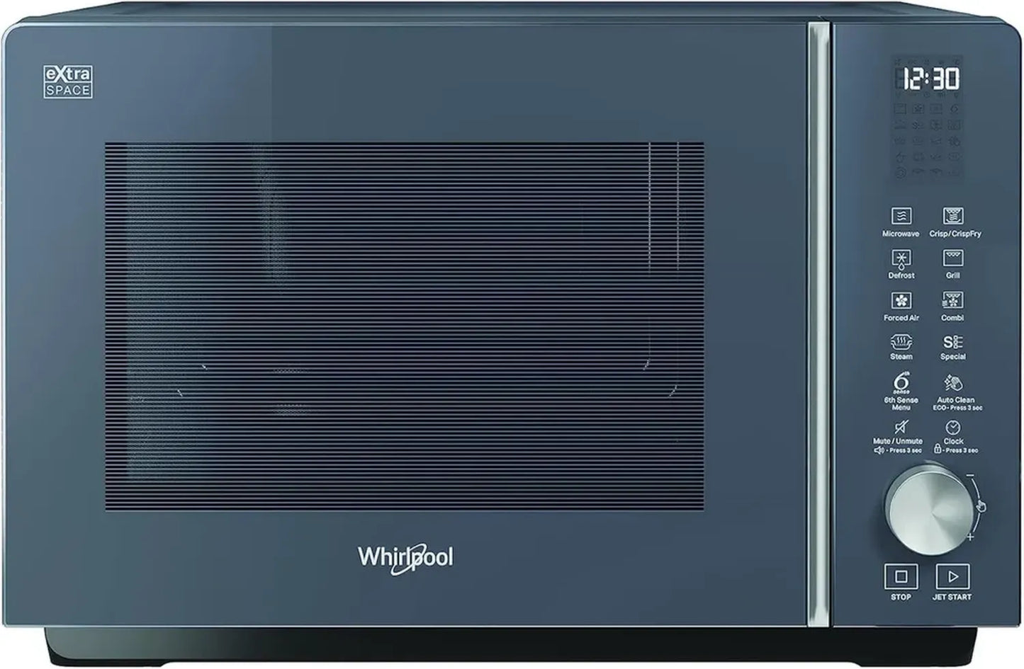 Micro-ondes Whirlpool 25L avec Grill, 800W, Gris