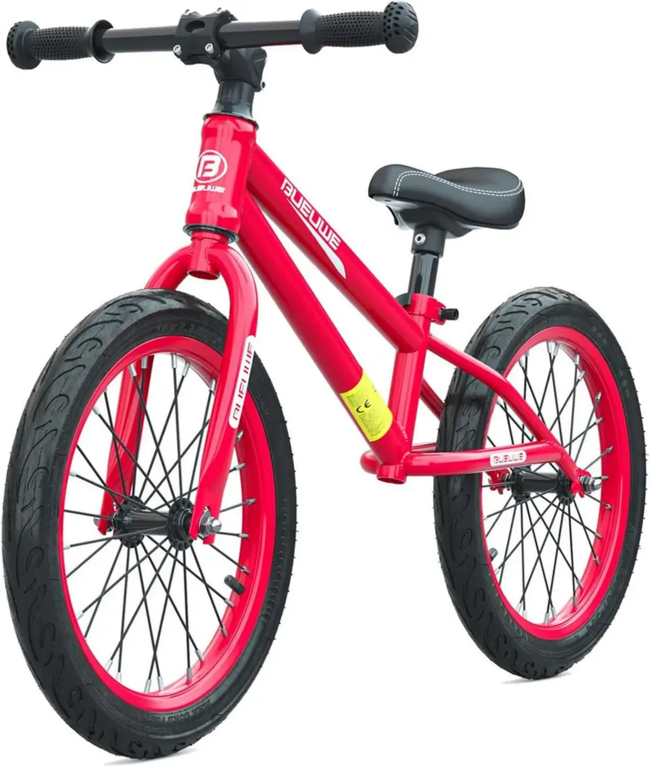 Vélo d'Équilibre Enfant 3 à 7 Ans, 16 Pouces, Siège Réglable, Capacité 40 kg, Cadeau Anniversaire