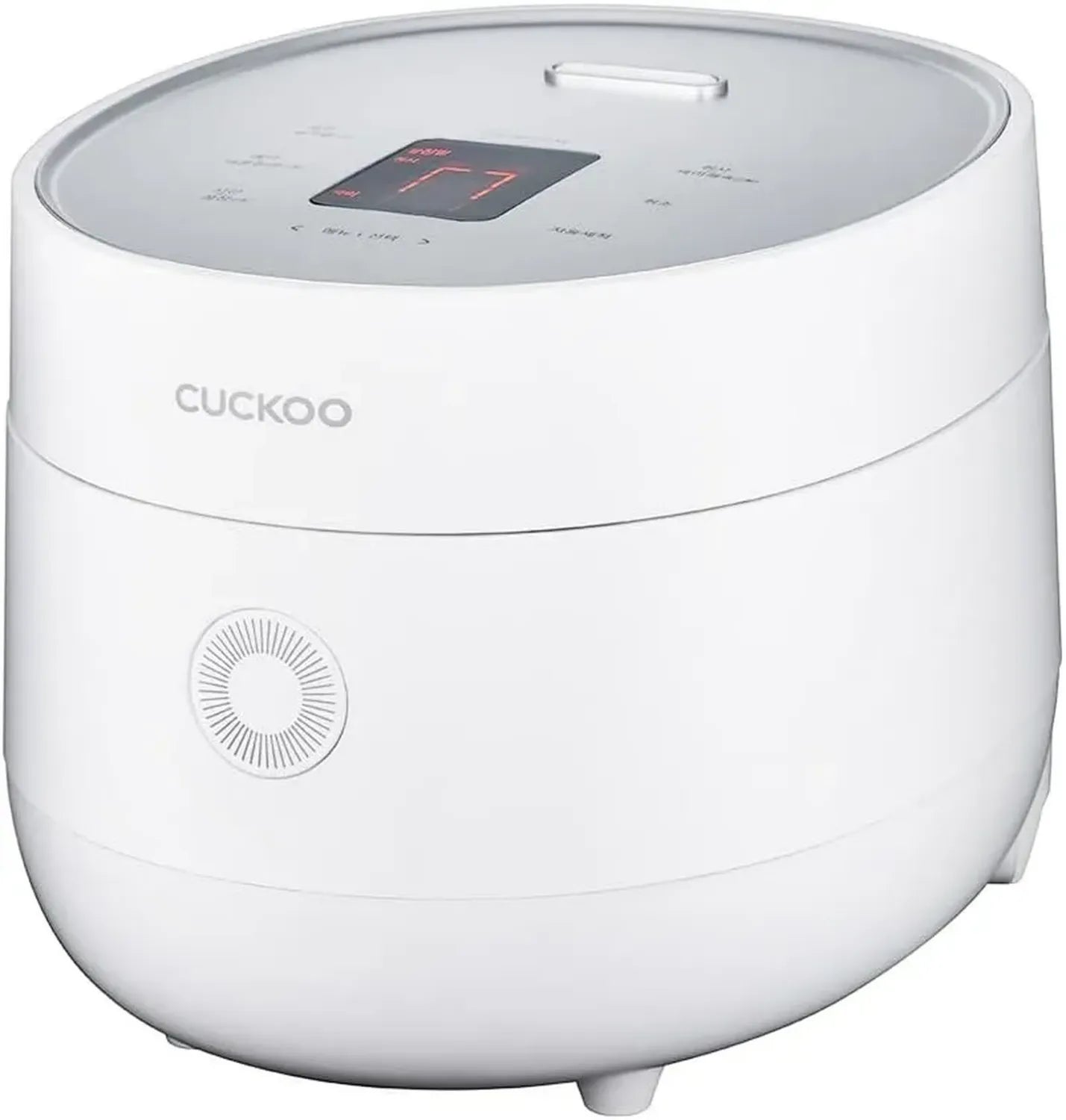 CUCKOO CR-0675F Cuiseur à Riz Multifonction, 6 Tasses, Écran Tactile, Revêtement Antiadhésif, 13 Programmes: Quinoa, Avoine, Riz Brun et Plus, Blanc