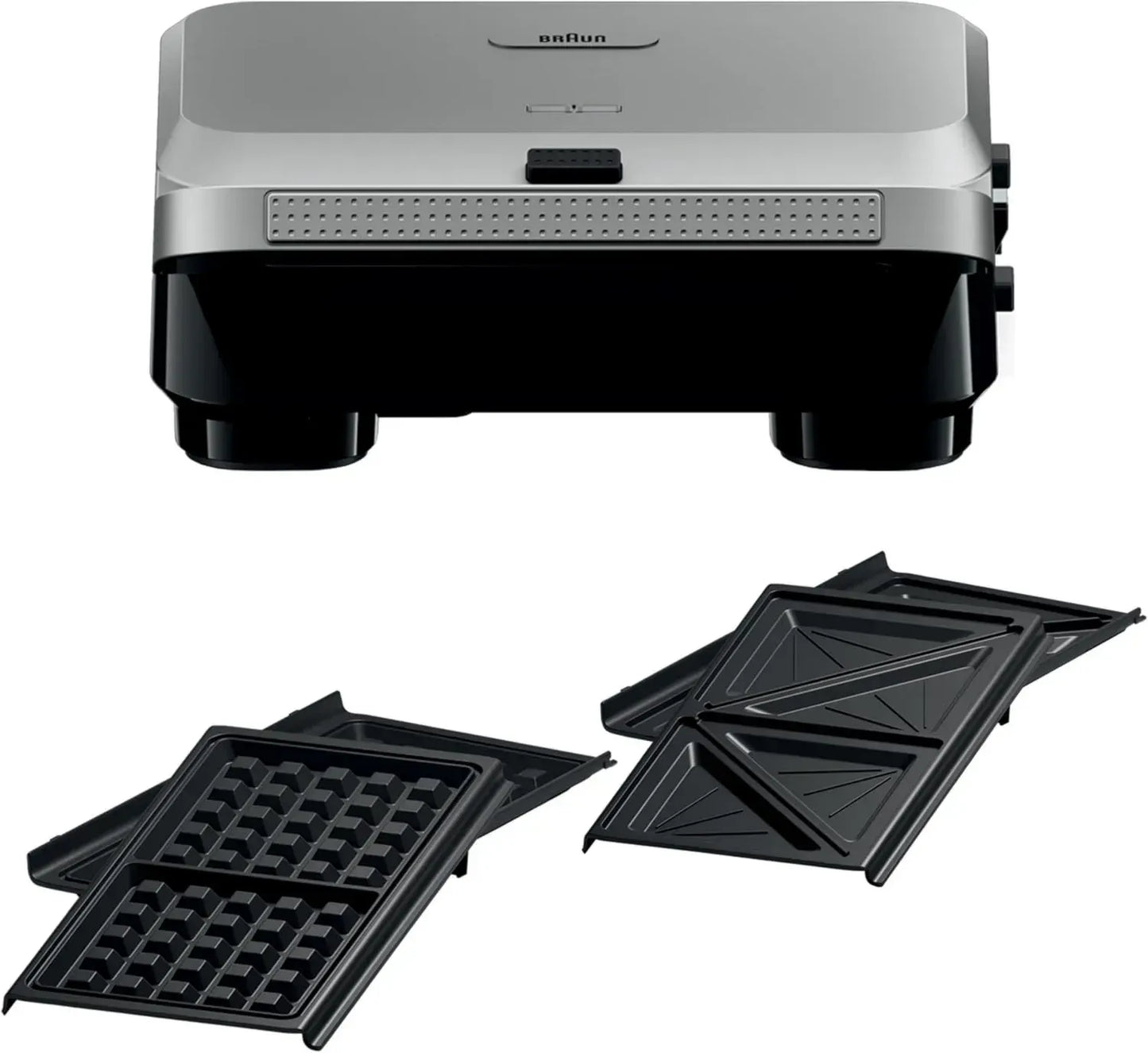 Appareil à Sandwichs Braun SM5005 - 800W - Inox et Noir