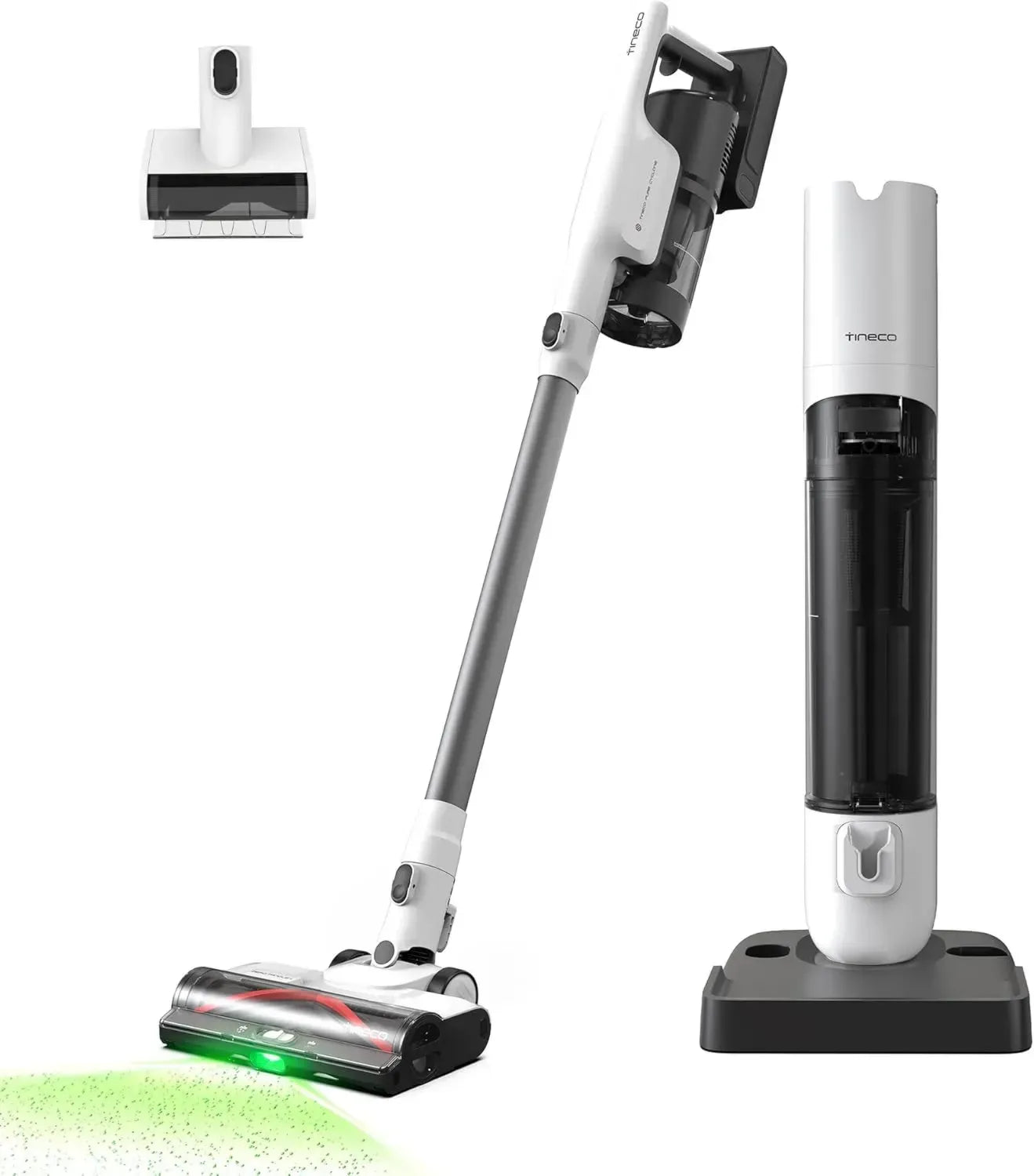 Aspirateur Intelligent Tineco Pure One Station 5 Plus avec Base Automatique 2,5L, Auto-Nettoyage, 175W, Technologie ZeroTangle et Capteur iLoop