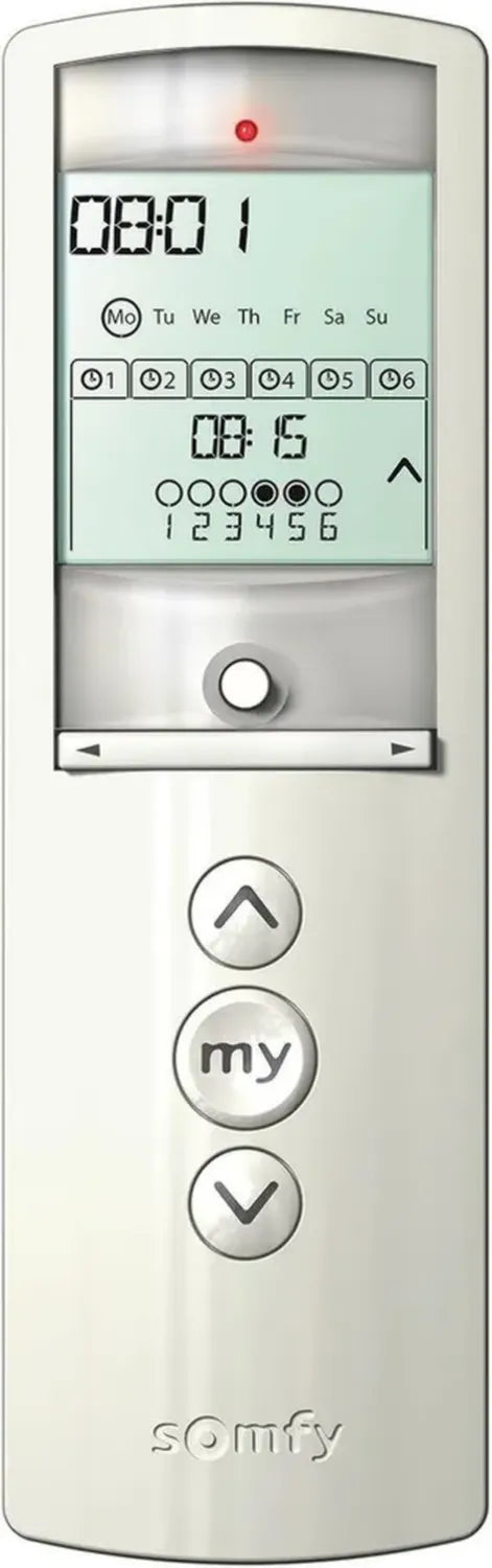 Télécommande Somfy Telis 6 Chronis RTS Pure pour Volets et Stores