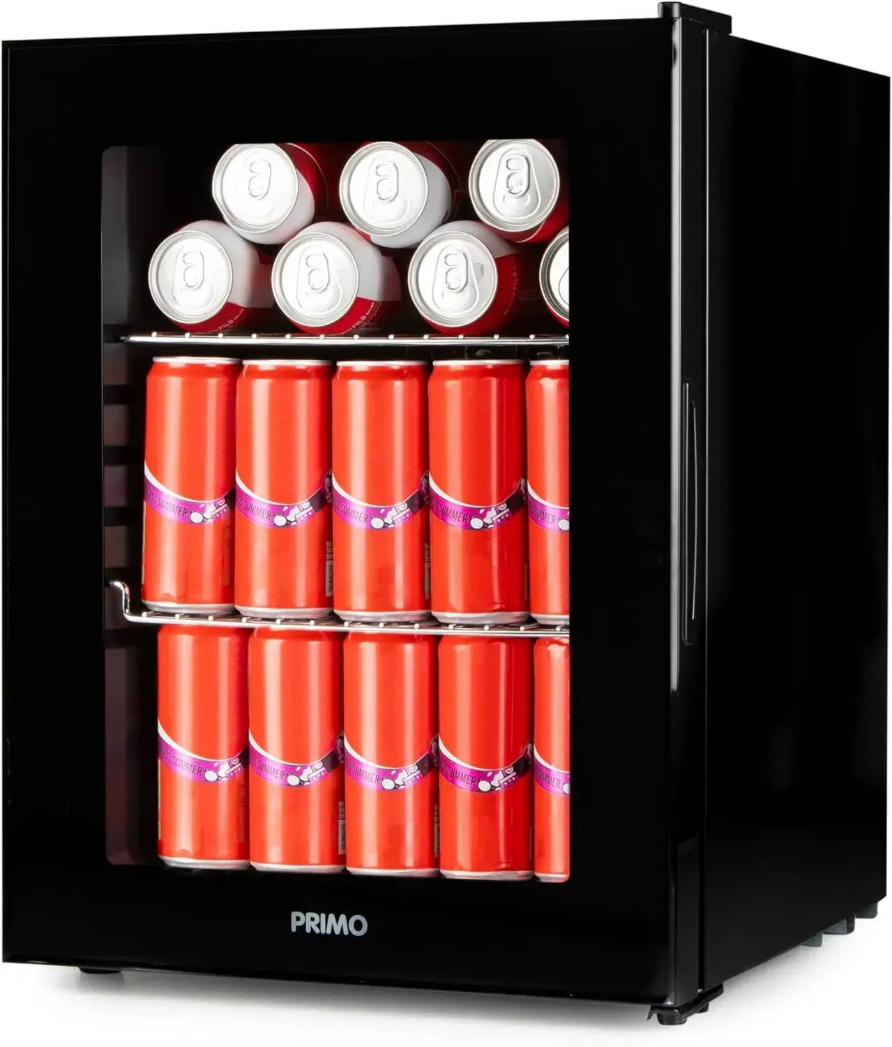 Mini Réfrigérateur à Boissons Noir 33L avec Porte Vitrée - PRIMO