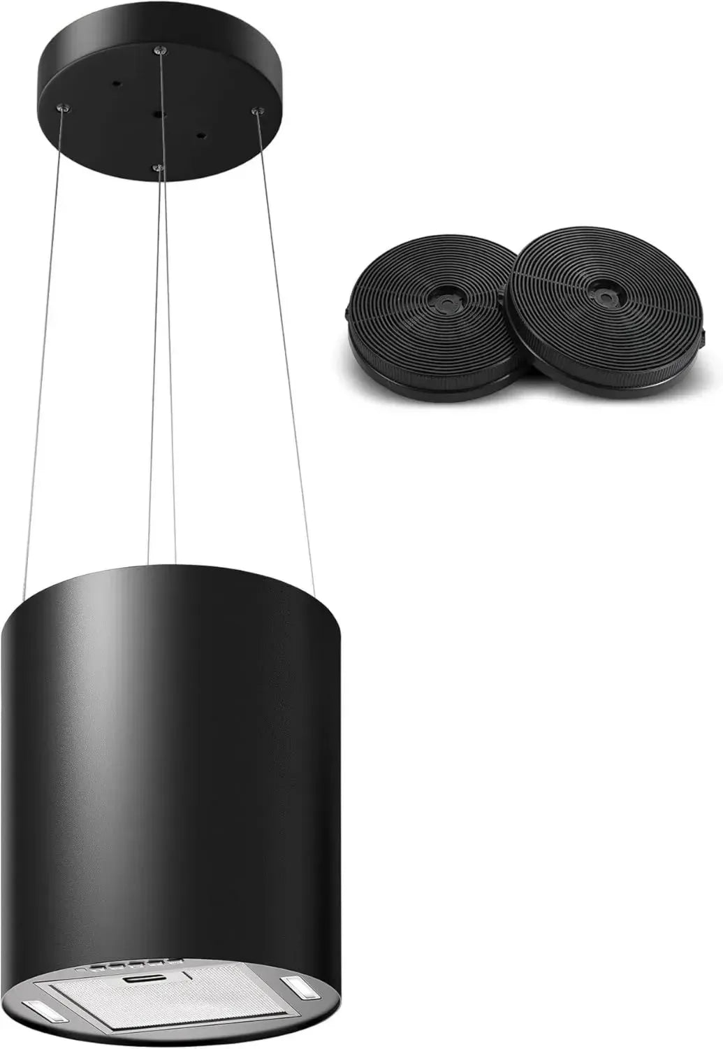 SNDOAS Hotte Aspirante 35cm, Puissance 700 m³/h, 3 Vitesses, LED, Noire