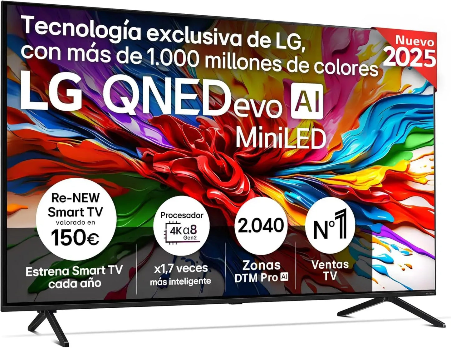 Téléviseur Intelligent LG 65QNED92A6A 65' 4K Ultra HD LED
