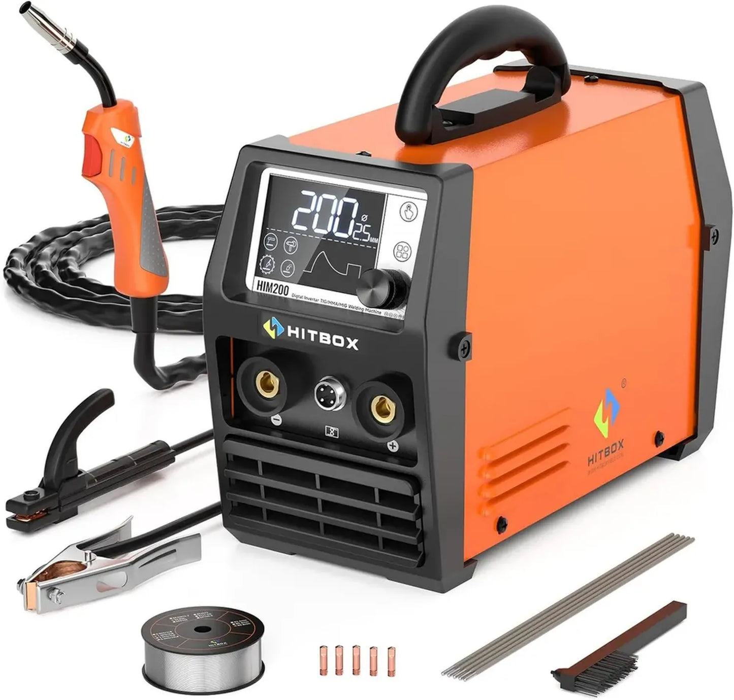 Poste à Souder Multifonction HITBOX 200A 230V MIG/ARC/MMA/LIFT TIG