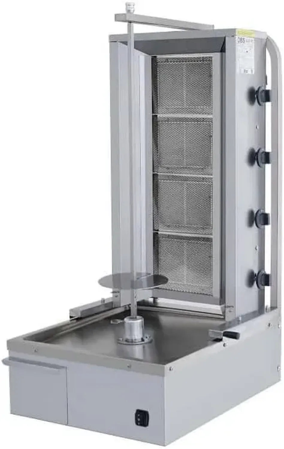 Grill Kebab Professionnel 4 Brûleurs en Inox pour Restaurant