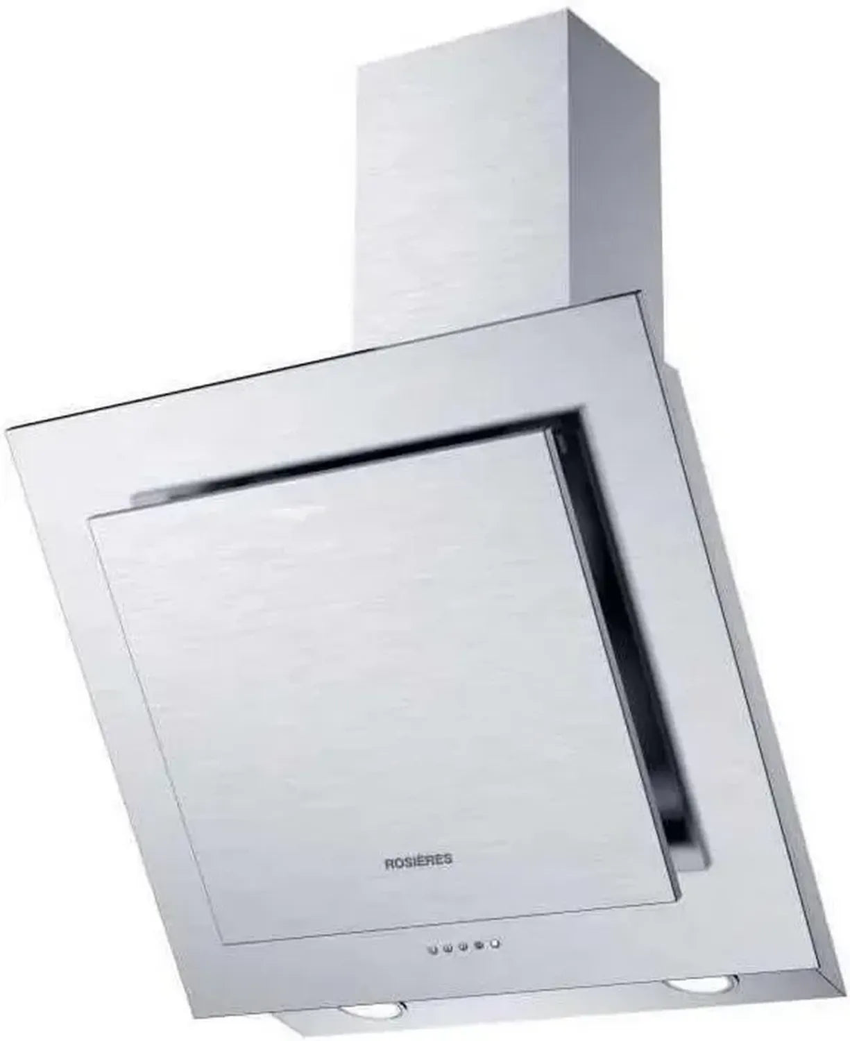 Hotte Murale ROSIÈRES RDX6MX 60 cm - Acier Inoxydable - Silencieuse 66 dB - 4 Vitesses - Classe Énergétique A - Éclairage LED