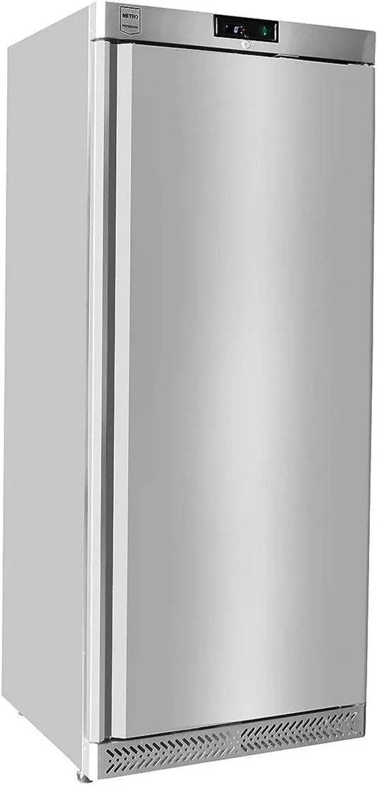 Armoire Réfrigérée Professionnelle en Inox 380L avec Serrure et Étagères Réglables