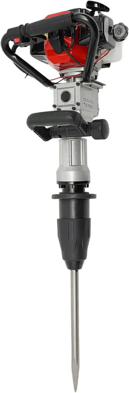 Démolisseur à Essence 32,7cc 2 Temps 1000W, Énergie d'Impact 25-50J, Outil Multifonction pour Jardinage et Construction