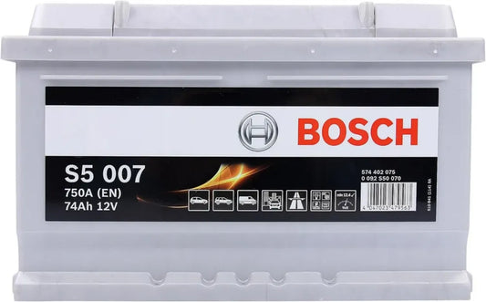 Bosch S5007 - Batterie Voiture 74Ah 750A - Plomb-Acide pour Véhicules Classiques