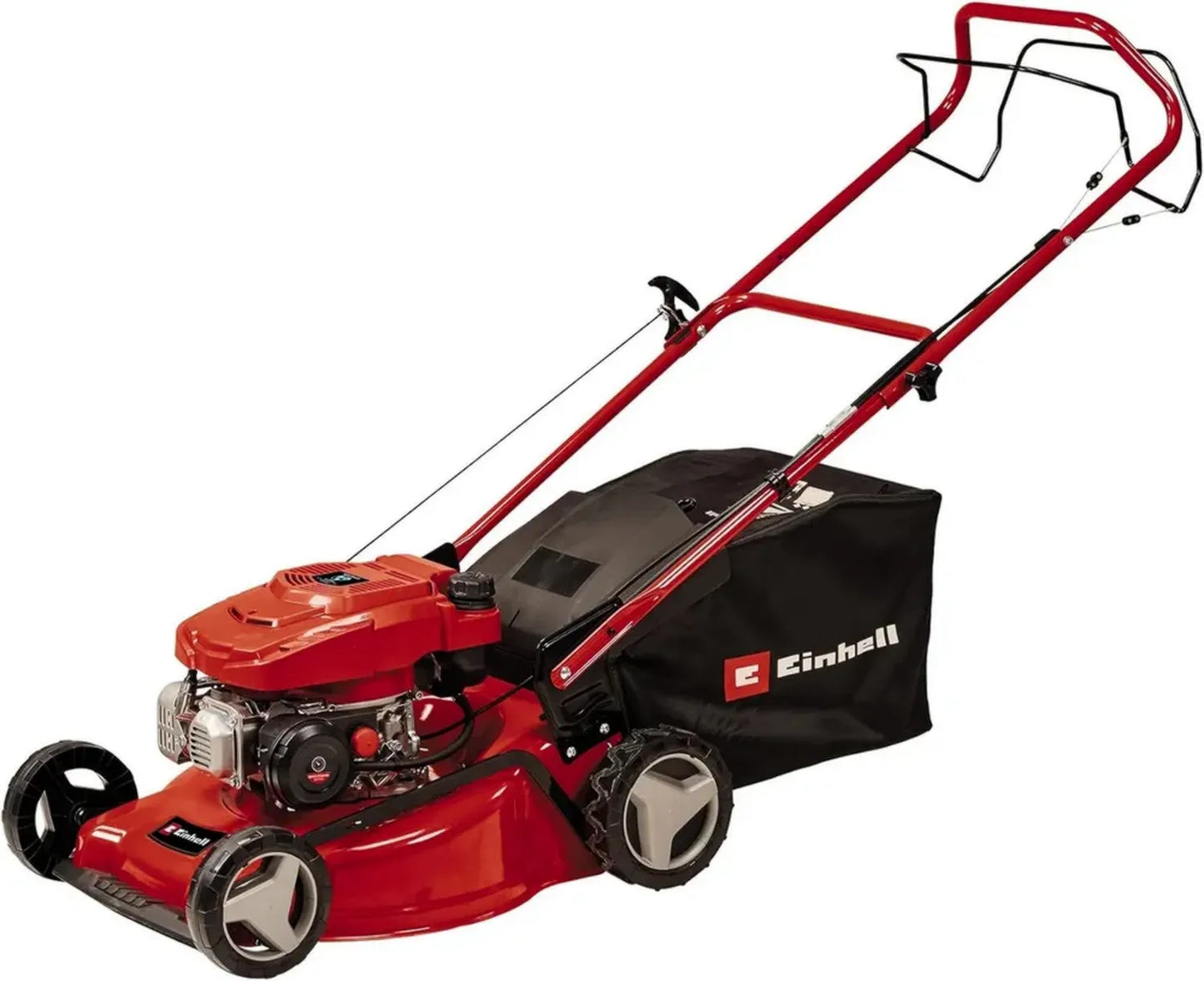 Tondeuse à gazon thermique Einhell GC-PM 46/5 S, 146cc, pour surfaces jusqu'à 1400 m², coupe de 46 cm