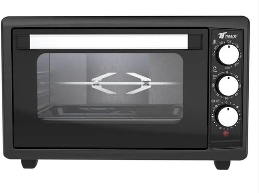 Four Électrique Suinga 36L, 1500W, Température Ajustable 90-230°C, Double Porte en Verre, Accessoires Inclus