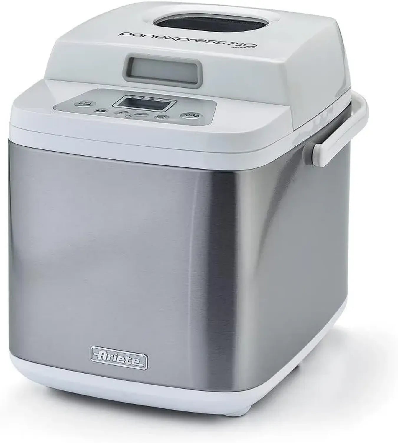 Ariete 132 Machine à Pain 750W, Écran LCD, 19 Programmes, Argent