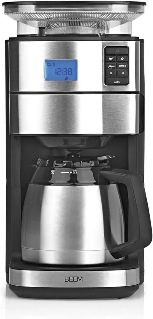 Cafetière Filtre avec Moulin et Minuterie 24h - BEEM 1000W