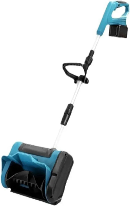 Déneigeuse Électrique Sans Fil 1000W, Largeur 30cm, Manche Réglable, Idéale pour Terrasses et Allées (Sans Batterie)
