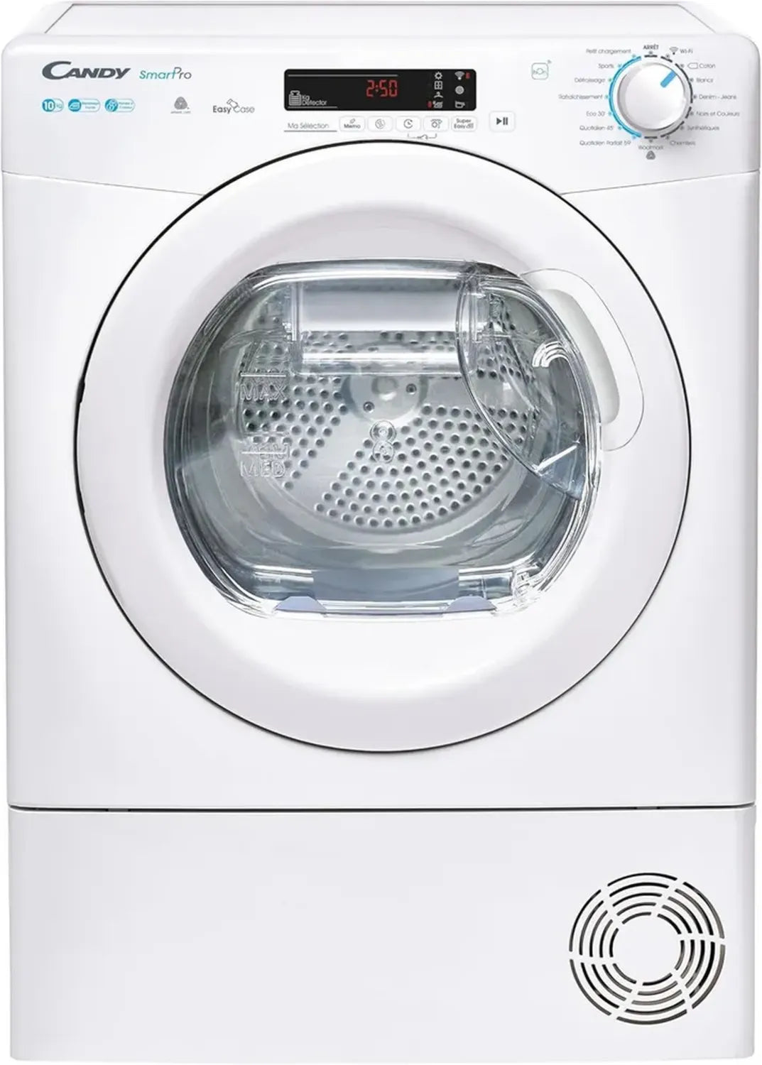 Sèche-linge CANDY Smart Pro 10 kg Wi-Fi Pompe à Chaleur 66 dB