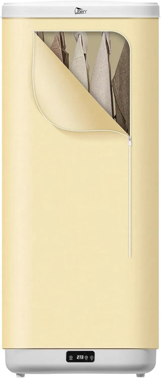 Sèche-Linge Électrique Portable 1000W avec Minuterie et Télécommande, Parfait pour Voyage et Séjour