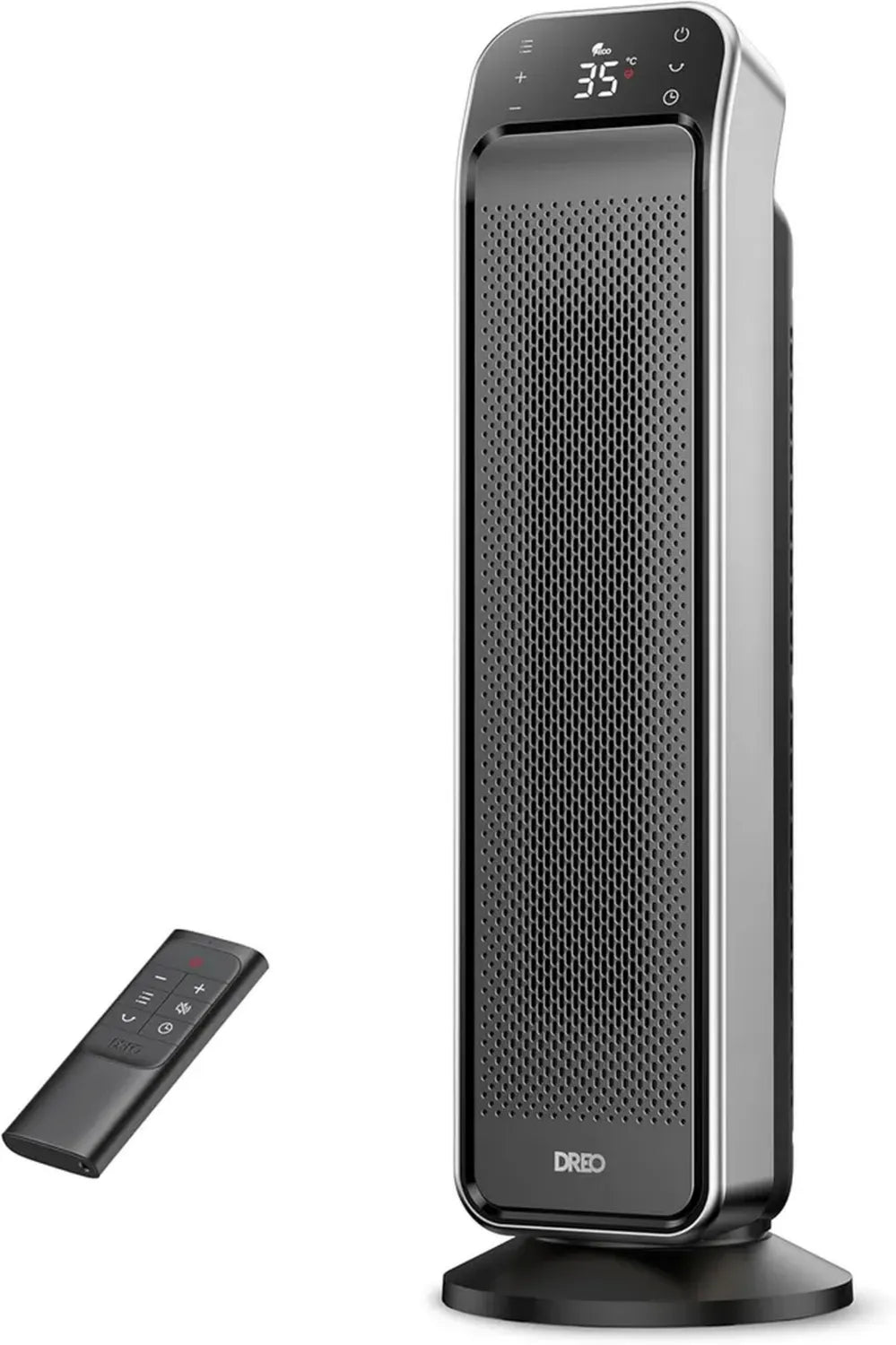 Radiateur Portable Dreo avec Télécommande et Thermostat, 3 Modes, Sécurité Anti-Surchauffe et Renversement, Chauffage Électrique Intérieur