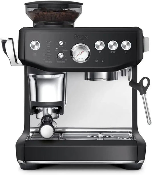 Machine à Expresso Automatique avec Mousseur Manuel et Moulin Intégré, 25 Réglages, Noir Truffe