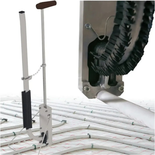 Agrafeuse professionnelle pour installation de chauffage au sol, compatible avec tubes PEX, fabrication en acier et aluminium