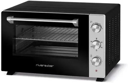 Four Inox 46L avec Thermostat Ajustable et Minuterie, Riviera&Bar