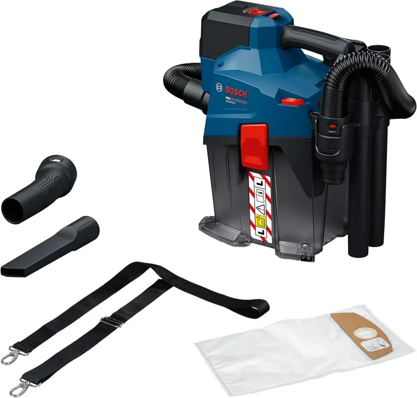 Aspirateur Sans Fil Bosch 18V PRO GAS18V-6LS avec Accessoires