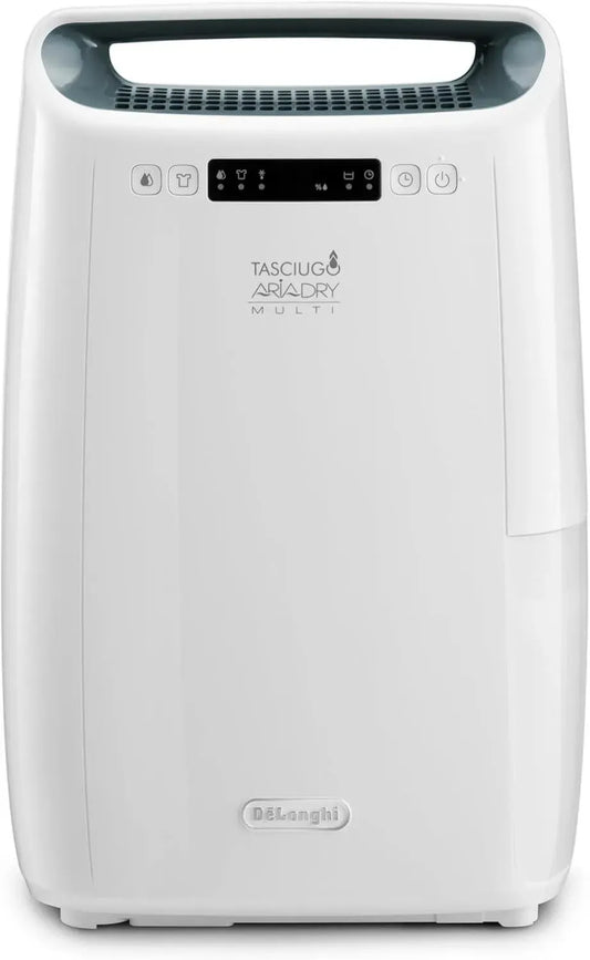 Déshumidificateur De'Longhi, capacité 16L/24h, pour pièces jusqu'à 125m²