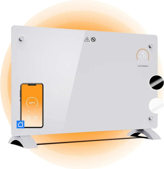 Radiateur Électrique Portable Aurora 2000W - Chauffage Éco à Inertie et Thermostat