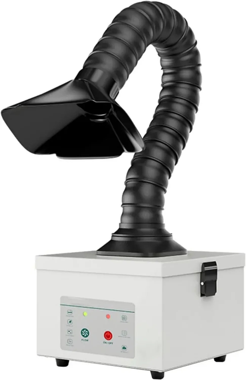 Extracteur de fumée de soudure 45 W avec filtre à charbon actif, aspirateur portable, débit 138 m³/h, fonctionnement silencieux