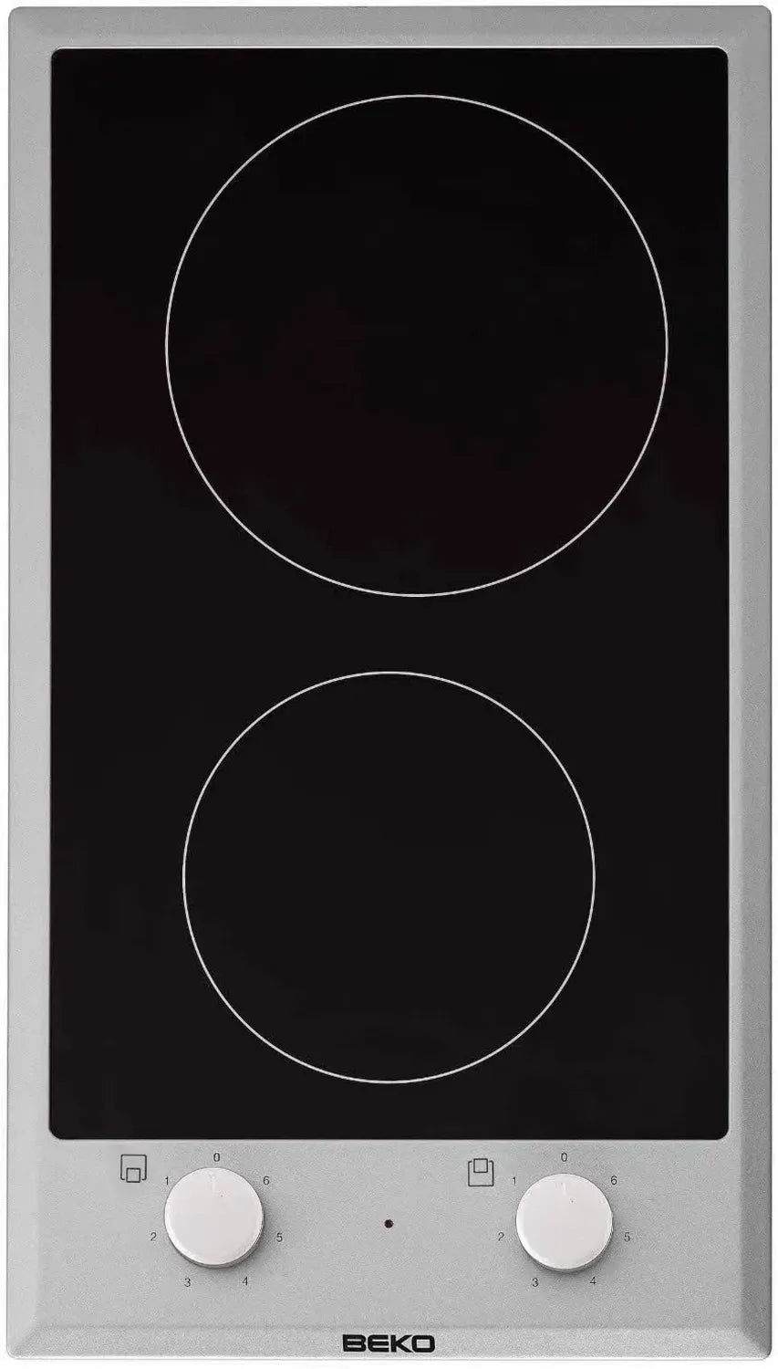 Plaque de Cuisson Vitrocéramique Beko, 2 Zones, Compacte