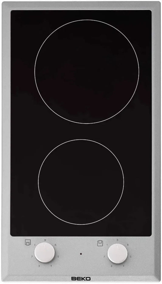 Plaque de Cuisson Vitrocéramique Beko, 2 Zones, Compacte