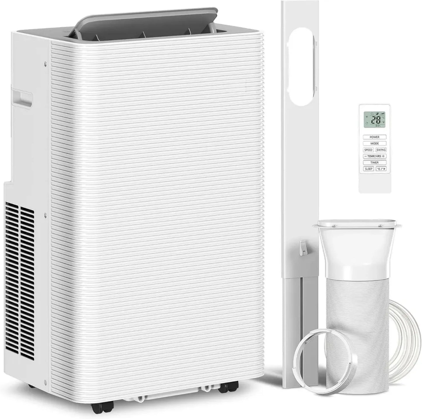 Climatiseur Portable 4-en-1 12000 BTU avec Télécommande et Minuteur