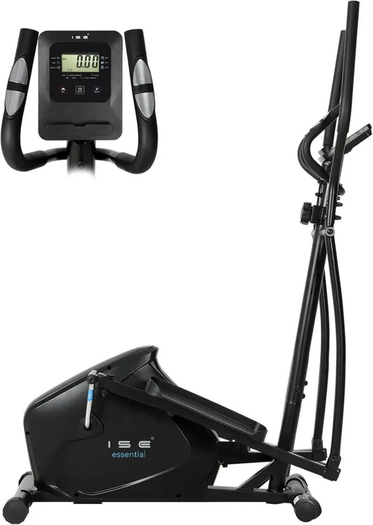 Vélo Elliptique Magnétique ISE pour Maison - 8 Niveaux de Résistance, Écran LCD, Roue d'Inertie 8KG