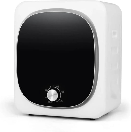 GOPLUS Sèche-linge Électrique 4KG 800W, 5 Programmes avec Protection Thermique et Système de Filtration Multiple, Idéal pour Appartement et Dortoir