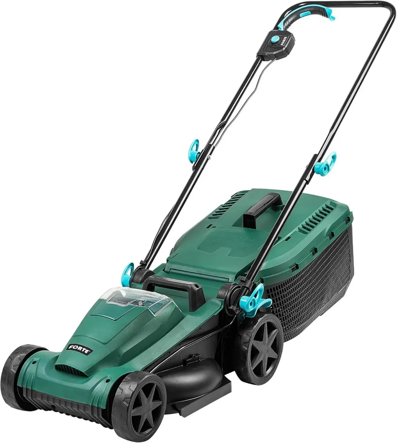 Tondeuse à Gazon sans Fil 21,6 V, Batterie 4,0 Ah, Largeur 34 cm, Pour Pelouses Moyennes