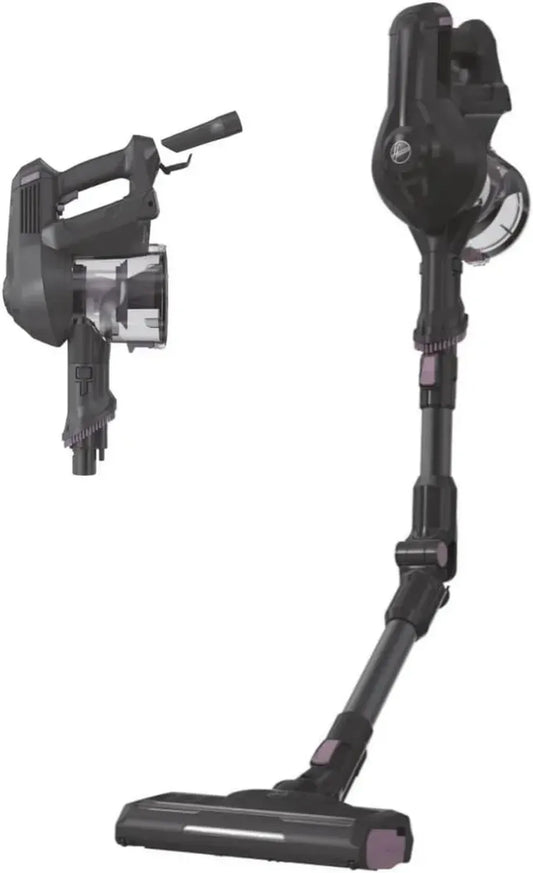 Aspirateur Balai Hoover HF103X, Sans Fil, 22V Puissant, Autonomie 30 min, Capacité 0,9L, LED Electrobrosse, Position Park&GO, Vidage Facile, Tube Flexible avec Accessoires