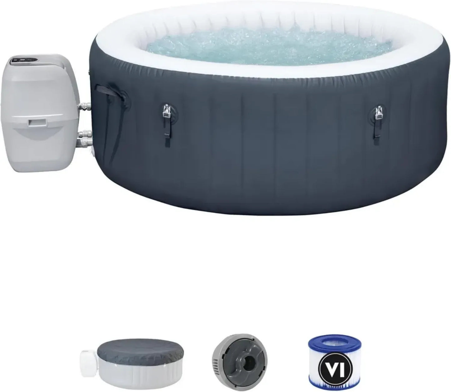 Spa Gonflable Rond Bestway Lay-Z-Spa Baja Airjet pour 2 à 4 Personnes