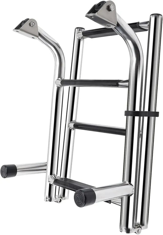 Escabeau Plongeoir INOX 4 Marches pour Bateau et Piscine