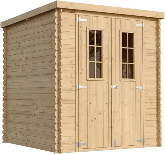 Cabane de Jardin en Bois - 3.53 m² - Rangements Vélo et Outils - TIMBELA M309C