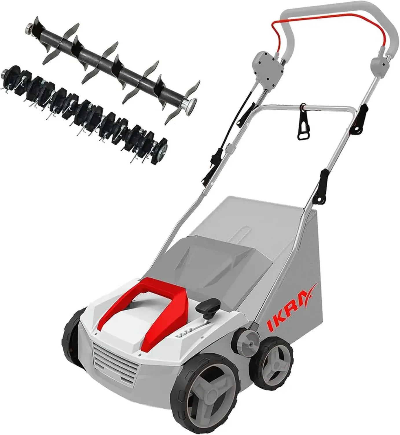 Scarificateur Électrique IKRA 1800W, Largeur 38cm, Aérateur Innovant