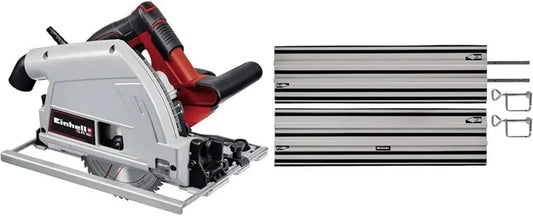 Scie Circulaire Plongeante Einhell TE-PS 165 avec Rail de Guidage, 1200 W, Lame 165mm, 48 Dents