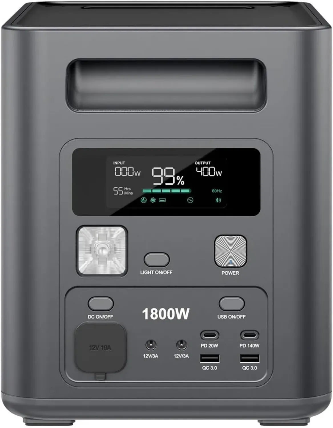 AFERIY Centrale Électrique Portable 1800W 1024Wh, Générateur Solaire à Charge Rapide 1H, Batterie LFP4 avec UPS <10ms, 9 Ports, BMS pour Camping et Urgences - Version 2026